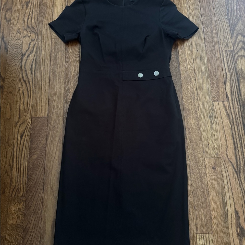 Banana Republic Black Midi Dress Timeless Elegance